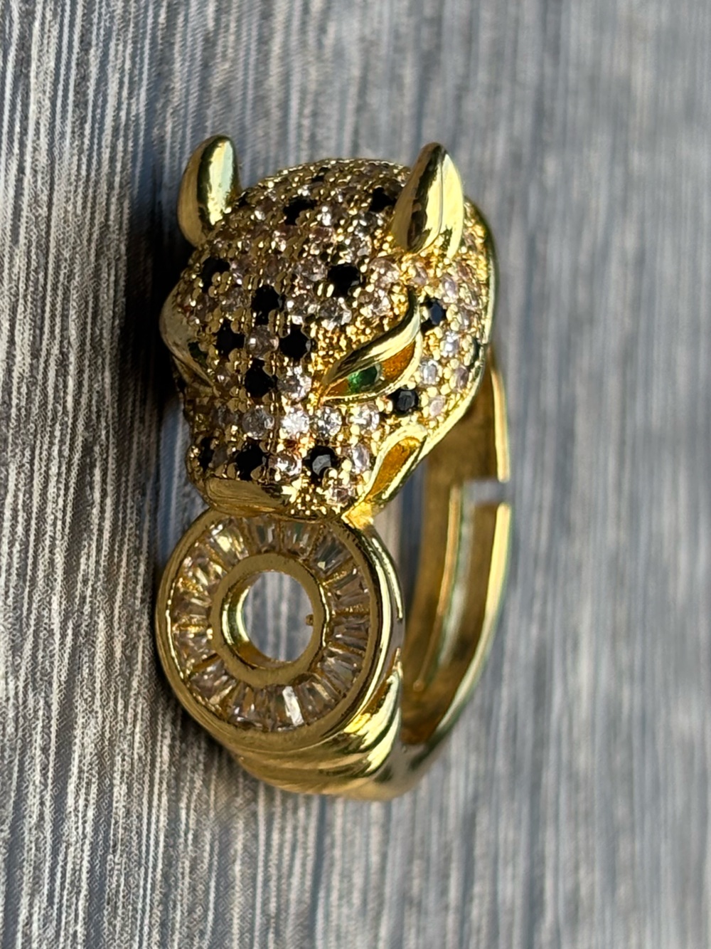 Panther Crystal Ring